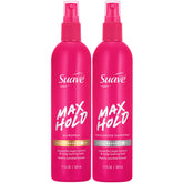 Suave max hold non-aerosol hairspray bottle 11 oz