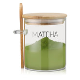 Suclain 15 oz matcha glass jar