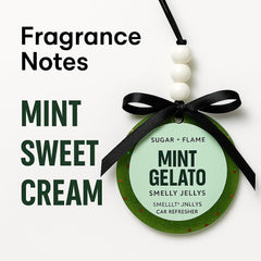 Gift-ready Sugar + Flame Smelly Jelly mint vanilla lime scent packaging