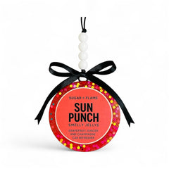Sugar + Flame Sun Punch Smelly Jelly car air freshener grapefruit ginger champagne scent