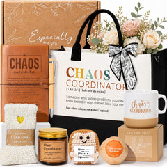Canvas tote bag with small zipper pocket from Suhctuptx Chaos Coordinator Gift set