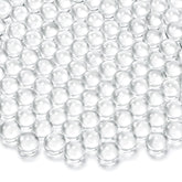 Sukh 380 Pcs Clear Glass Marbles Bulk 0.39in size