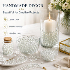 Glass marbles for wedding centerpieces and decor