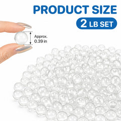 Heavy 2 lb marbles for large vases bulk