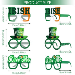 Sumind paper eyeglasses 12 styles for St Patrick's Day celebrations