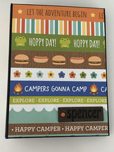 Summer Camp Photo Book hardcover holds 36-4x6 photos