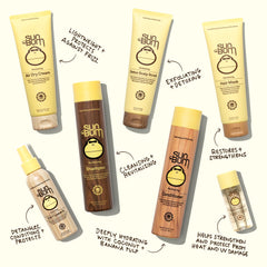 Sun Bum revitalizing conditioner bottle in travel kit