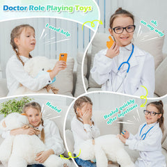 Toddler doctor playset with medical bag and accessories