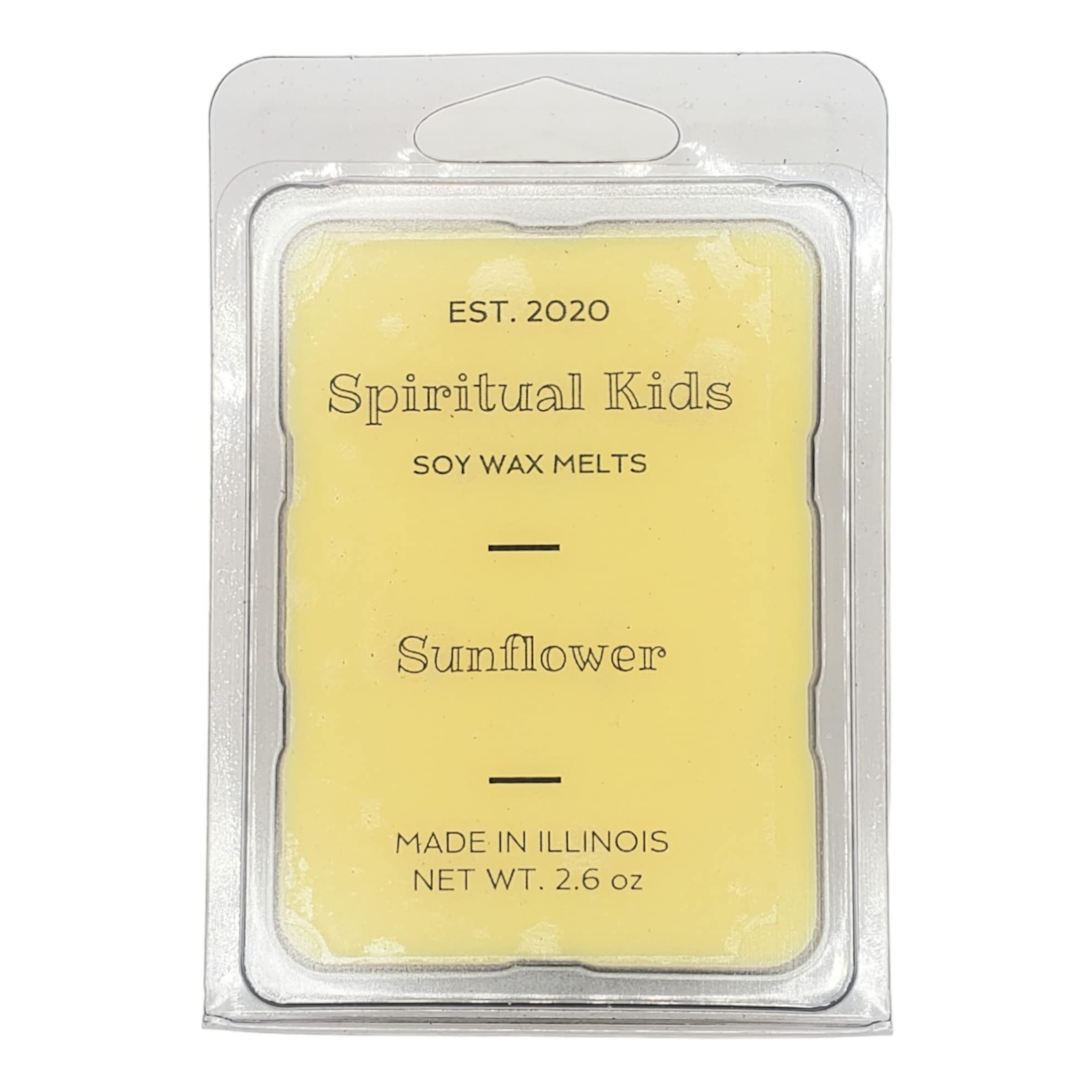 Sunflower 2 Pack 2.6oz All Natural Soy Wax Melts 12 cubes hand poured