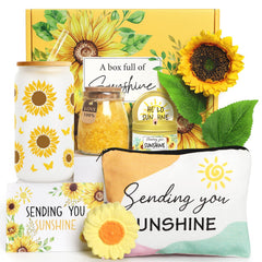 16 oz sunflower frosted glass with lid and straw