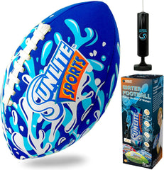 Family friendly water football for pool and beach use
