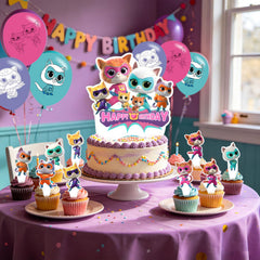 Backdrop with 18 balloons included