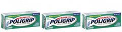 Super Poligrip Denture Adhesive Cream 0.75 oz travel size Pack of 3