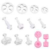 SUPERFINDINGS 13Pcs Flower Clay Cutters Set plastic modeling tools