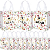 Supervitae graduation gift bags 24 pack pastel wildflower design