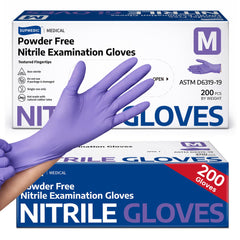 Supmedic Medical Soft Max nitrile gloves violet 200Ct