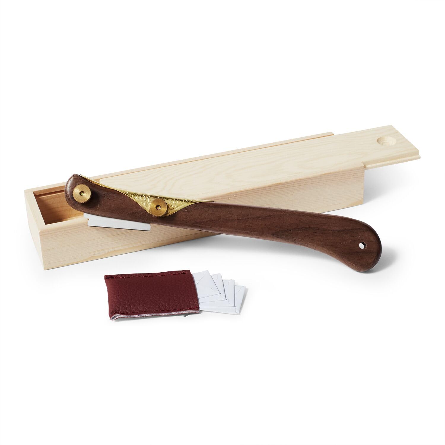 Sur La Table walnut bread lame in walnut wood