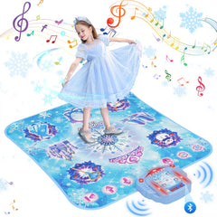 Surelect princess dance mat front view with 8-button layout