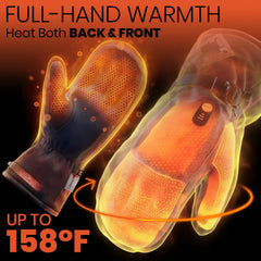 SURGOAL Heated Mittens palm and finger heating coverage