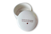Susabella Round Keepsake Box studio image