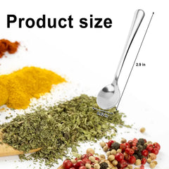 Tiny stainless steel spoons 2.9 inch long for jars