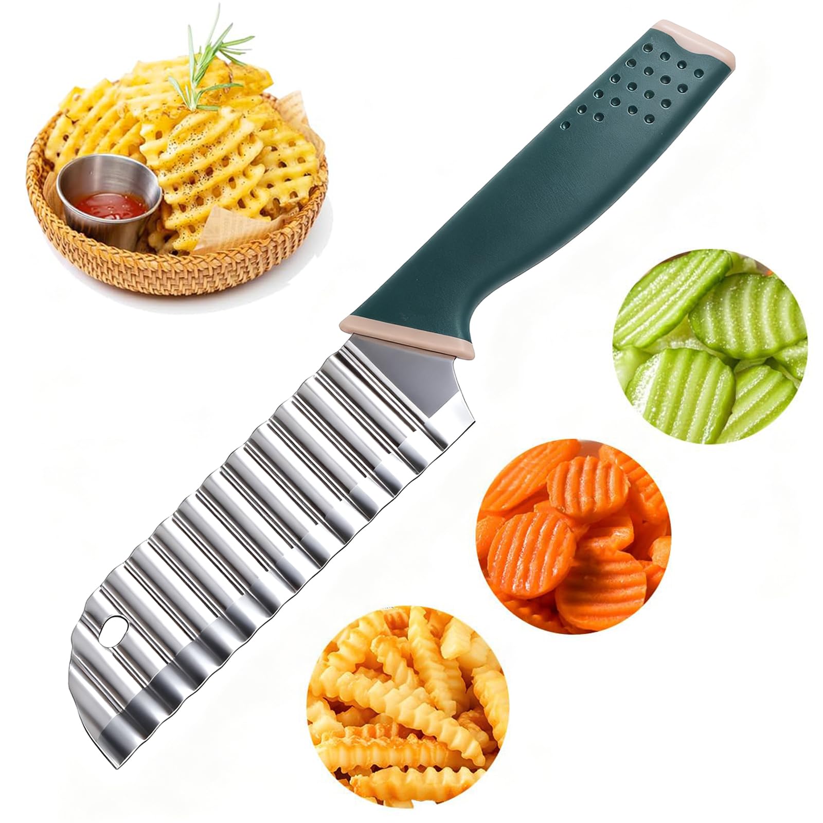 Suuker Crinkle Cut Knife front view