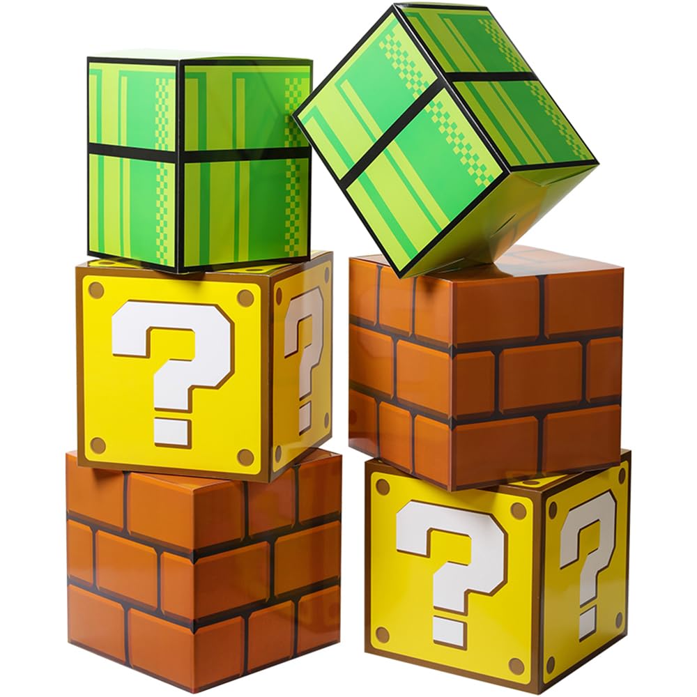 SUYEPER 6PCS Big Party Boxes 11.8 inch question box