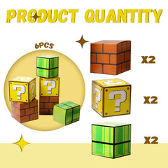 SUYEPER 6PCS Big Party Boxes 11.8 inch pipe box