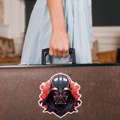 SW Vader Helmet Sticker decal with latex ink