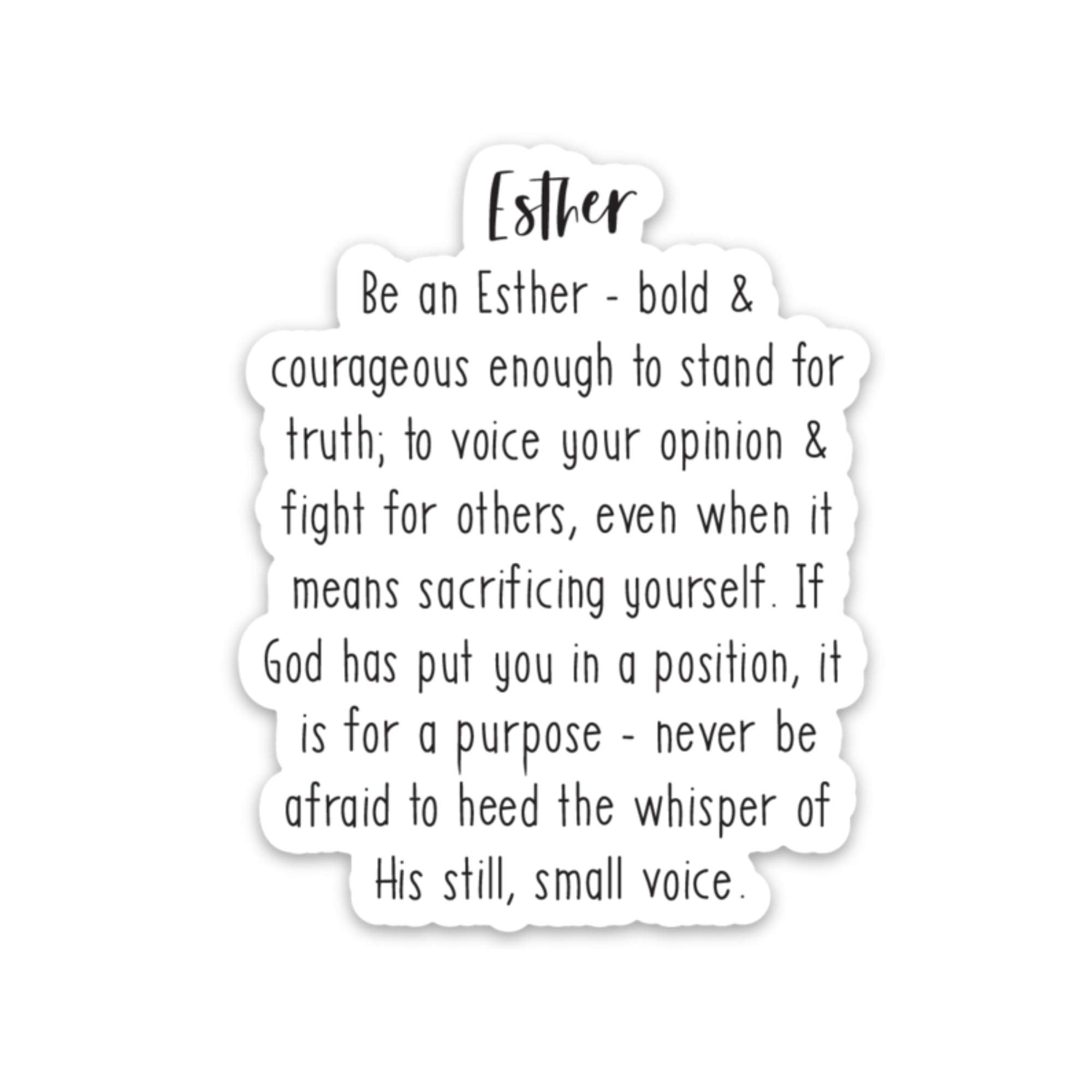 Swaygirls Esther refrigerator magnet faith based design