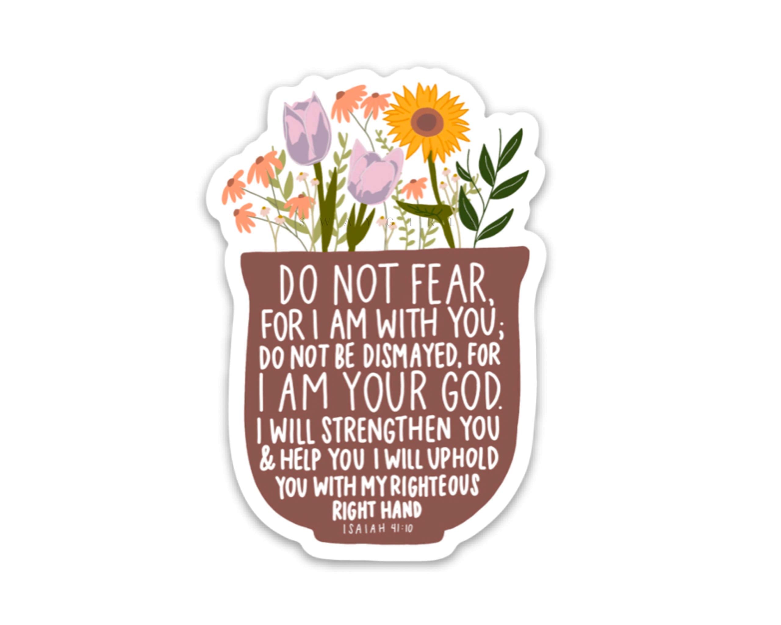 Swaygirls Isaiah 41:10 fridge magnet 2.07 x 3.0 in