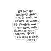 Philippians 4:6 refrigerator magnet by Swaygirls magnets