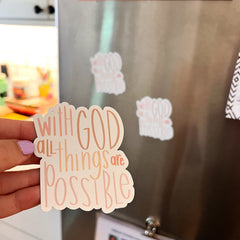 2.67 x 3.0 inch waterproof magnet by Swaygirls