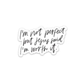 Swaygirls refrigerator magnet with faith based message