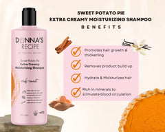 Sweet Potato Pie extra creamy moisturizing shampoo packaging 8 oz