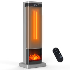 Sweetcrispy space heater 24inch indoor use with remote