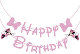 Swiftion pink mouse happy birthday banner display