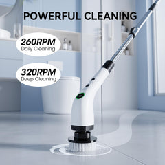 IPX7 waterproof Swyprrix spin scrubber close up