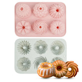 SXoonKing mini bundt pans set in gray and pink packaging