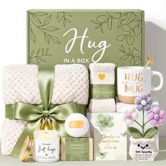 Sympathy gift basket for women memorial reminder