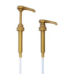 Syrup pump compatible with Skinny bottles 750ml gold