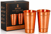 SYTH pure copper tumbler set 2 hammered finish
