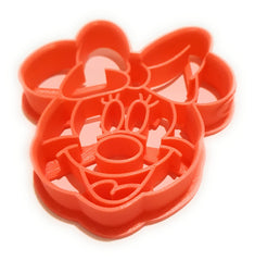 T3D Minnie cookie cutter for baking cookies fondant