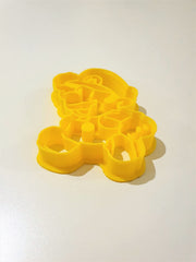 Mario Bros cookie cutter size 3.54 x 2.63 in