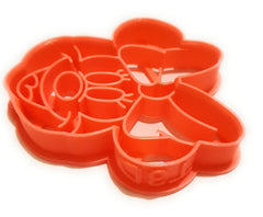 Minnie shaped cookie cutter by T3D safe edges