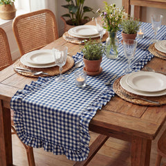 1 piece cotton table runner by HunnmingRe