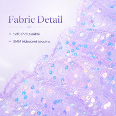 Table runner 60x300 cm dimensions for mermaid party decor