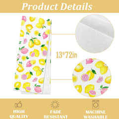 Table runner made of polyester with linen-like finish