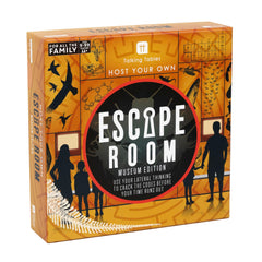 Talking Tables Museum Themed Escape Room Game for Kids packaging