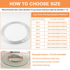 Metal lazy susan kit by TamBee for cabinets and kitchen